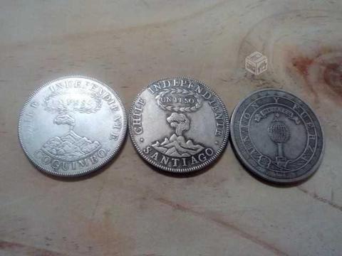 Monedas antiguas chilenas