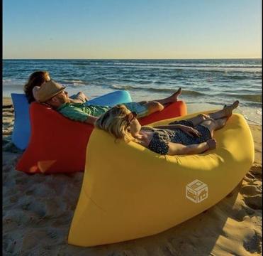 Tumbona inflable sillón para piscina, playa, lago