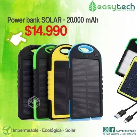 Power bank solar 20.000 mAh