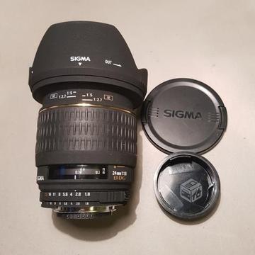 Sigma af 24mm f1.8D macro Nikon