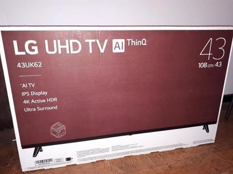 Smart tv LG 43 pulg Modelo 43uk62 (6200) Sellado
