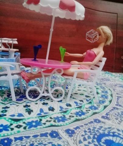 Set de juguetes coleccionables fancy life piscina