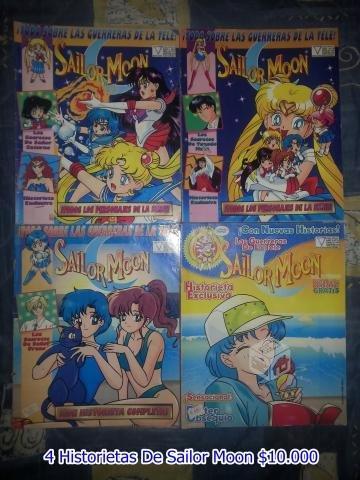 4 Historietas De Sailor Moon Años 90
