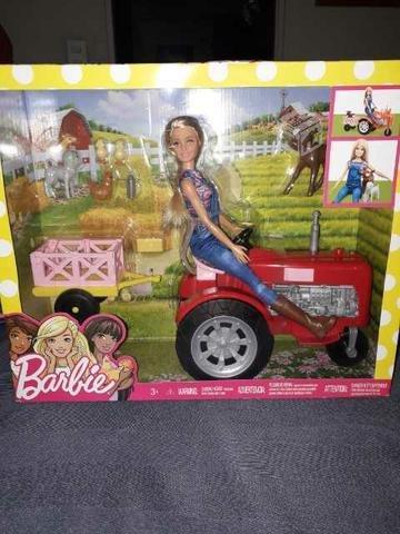 Barbie tractor