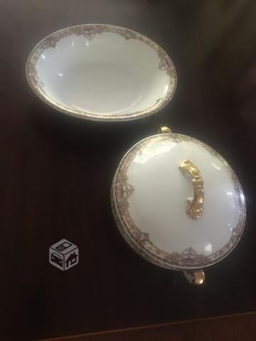 Set de 2 piezas de porcelanas antiguas