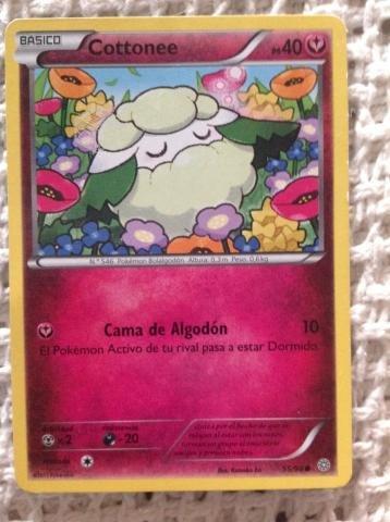 Carta Pokemon Cottonee. Hp 40