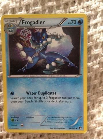 Carta Pokemon Frogadier. Hp 70