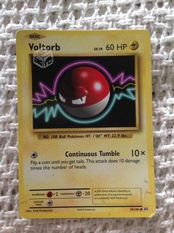 Carta Pokemon Voltorb. Hp 60