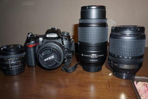 Nikon D7000 + lentes