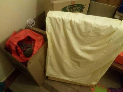 Cuna corral roja entregada en ajuar!