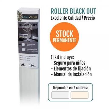 Cortinas Roller. BLACK OUT BLANCO. Providencia