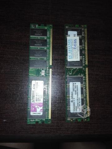 Tarjetas de memorias ram,Kingston e Infenion 512MB