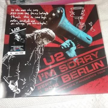 U2 i'm sorry berlin vinilo numerado joya