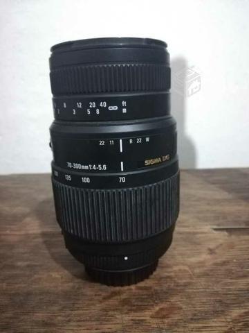 Lente sigma 70-300