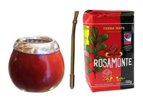 Yerba mate+mate calabaza +bombilla