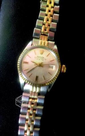 Rolex Mujer acero-oro, automatico calendario100'/'