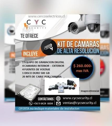 Kit Camaras de Vigilancia HD