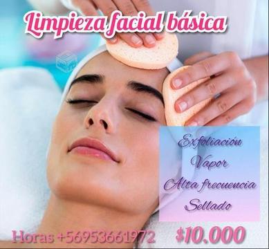 Limpieza facial básica