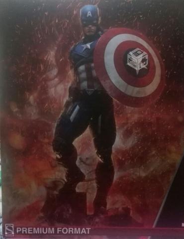 Figura Capitán América Formato Premium - Sideshow