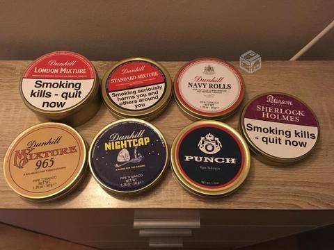 Tabacos para Pipa (Peterson, Dunhill y Punch)