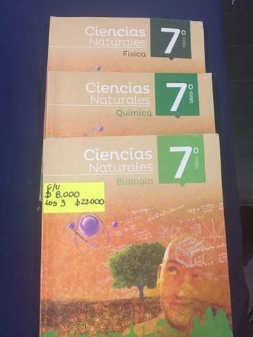 Libros de 7 Santillana biología física y química