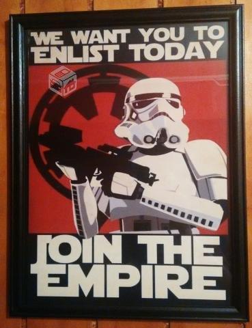 Poster Star Wars, Join the Empire