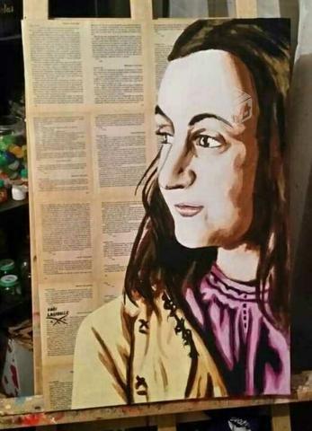 Cuadro Ana Frank