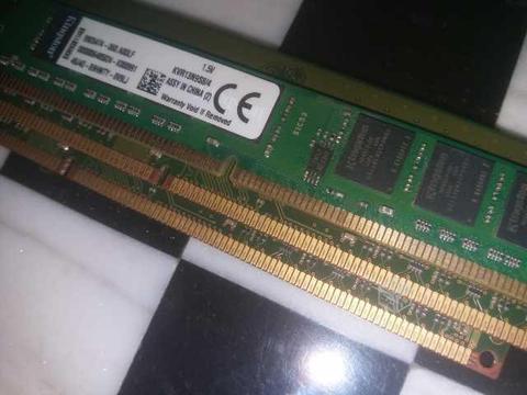Combo 5 memorias ram ddr3 4gb samsung y kingstong