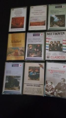 Cassettes originales de música clásica