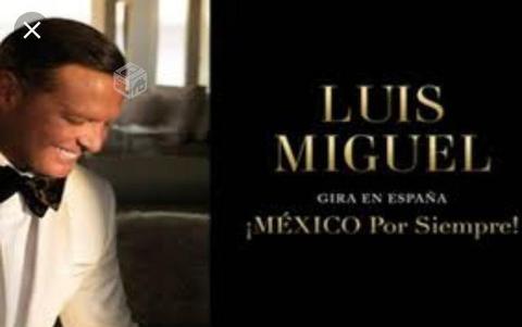 Luis Miguel 20 feb $150.000 2unidades