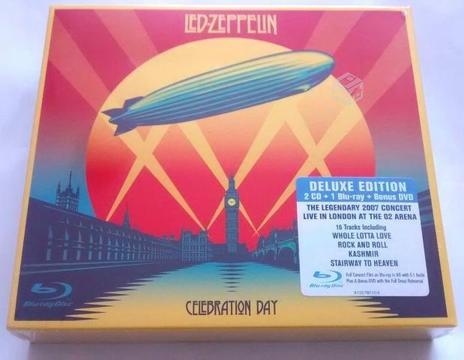 Cd, Blu Ray y Dvd: Led Zeppelin - Celebration Day
