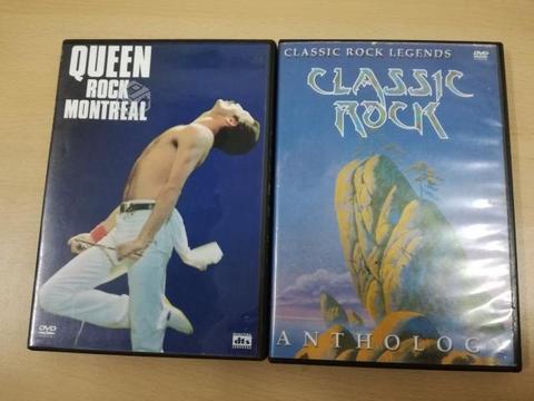 Dvd´s originales Queen y Clasicos Rock