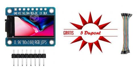 Pantalla IPS LCD TFT 0.96 SPI Arduino