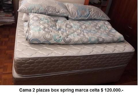 Cama 2 Plazas Box Spring marca Celta