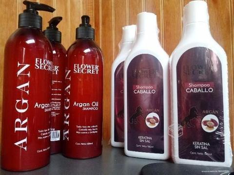 Shampoos Caballo y Argan