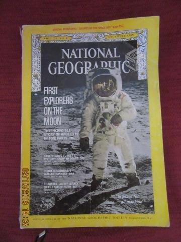 Revista national geographic dic 1969 man on moon