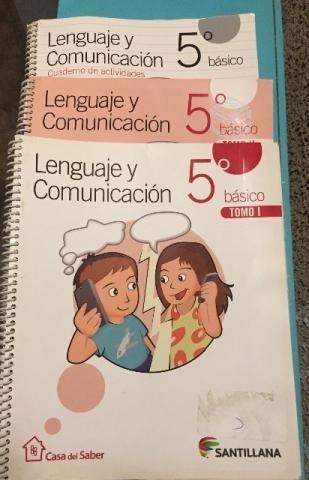 Lenguaje y comunicación, 5 básico , santillana