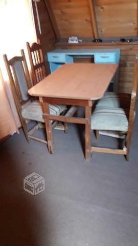 Mesa 4 sillas mueble 2 mesa conruda estufa aleña
