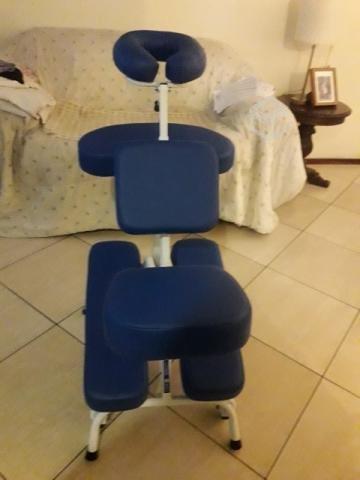 Camilla y silla para masajes