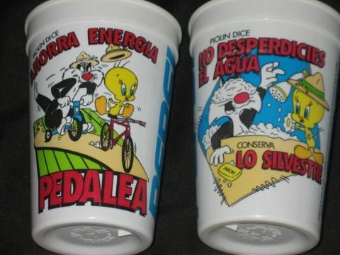 Vasos pepsi coleccion completa pratulla verde