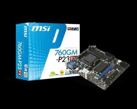 Msi 760gm-p23 + procesador athlon ii x4 620
