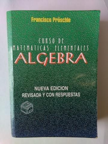 Algebra de F. Proschle. Nueva Edición