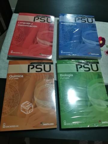 Pack de libros PSU Santillana Nuevos