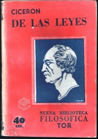 Cicerón de las Leyes, editado en 1942