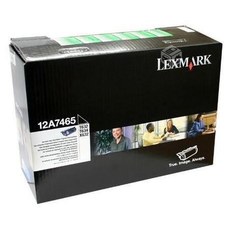 Toner Lexmark 12A7465 T632 T634 X632 X634