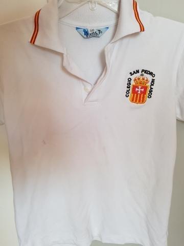 Polera Piqué Colegio San Pedro Nolasco talla 16