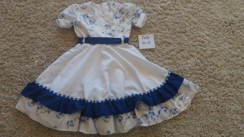 Vestido cueca niña talla 10-12