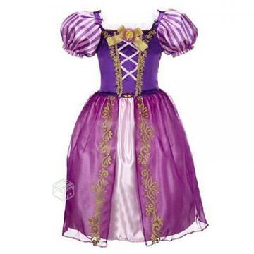 Disfraz Vestido Rapunzel Para Niñas De 1-2