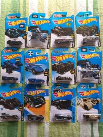 Lote 12 autos Batman Hot Wheels