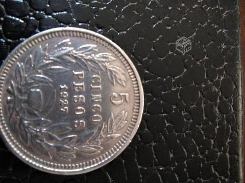 Moneda de plata (5 pesos) 1927